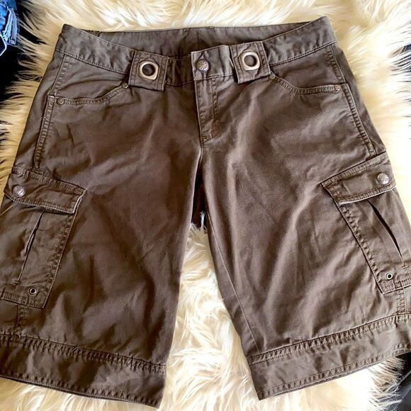 Athleta The Kick It Organic Blend Distressed Shorts Casual Beach Hike - Picture 3 of 15